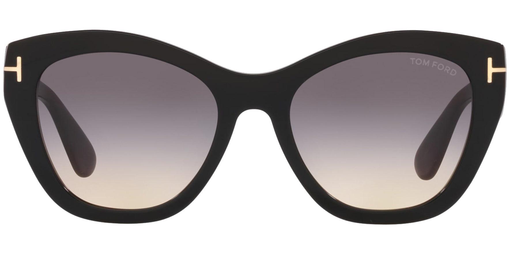 Tom Ford Cara Chunky Black Cat Eye w/ Double Gradient Lens - Eyedictive