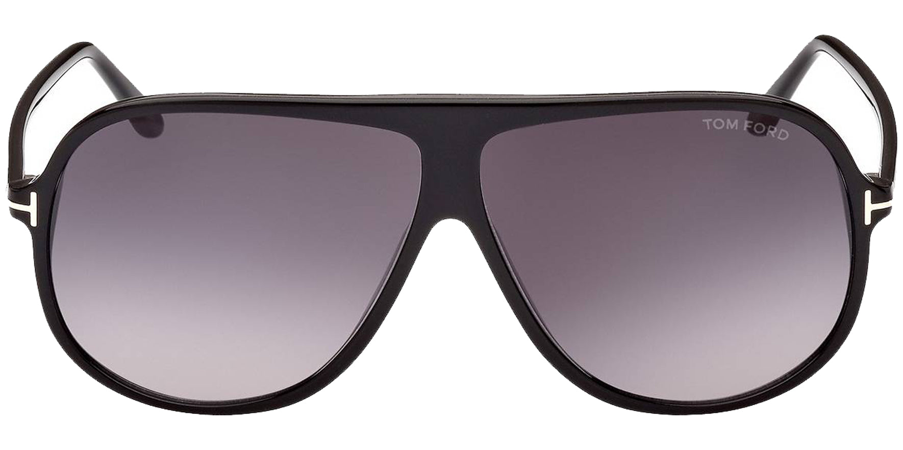 Tom Ford Spencer Shiny Black Pilot w/ Gradient Lens - Eyedictive