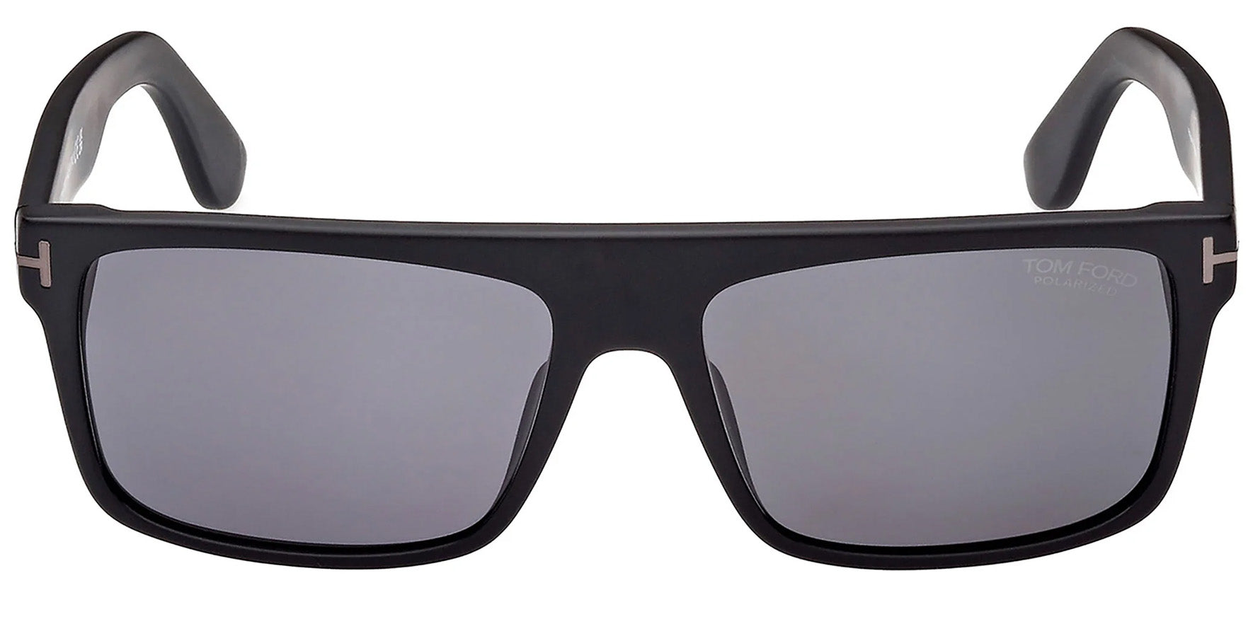 Tom Ford Philippe 02 Polarized Matte Black Flat-Top Rectangle - Eyedictive