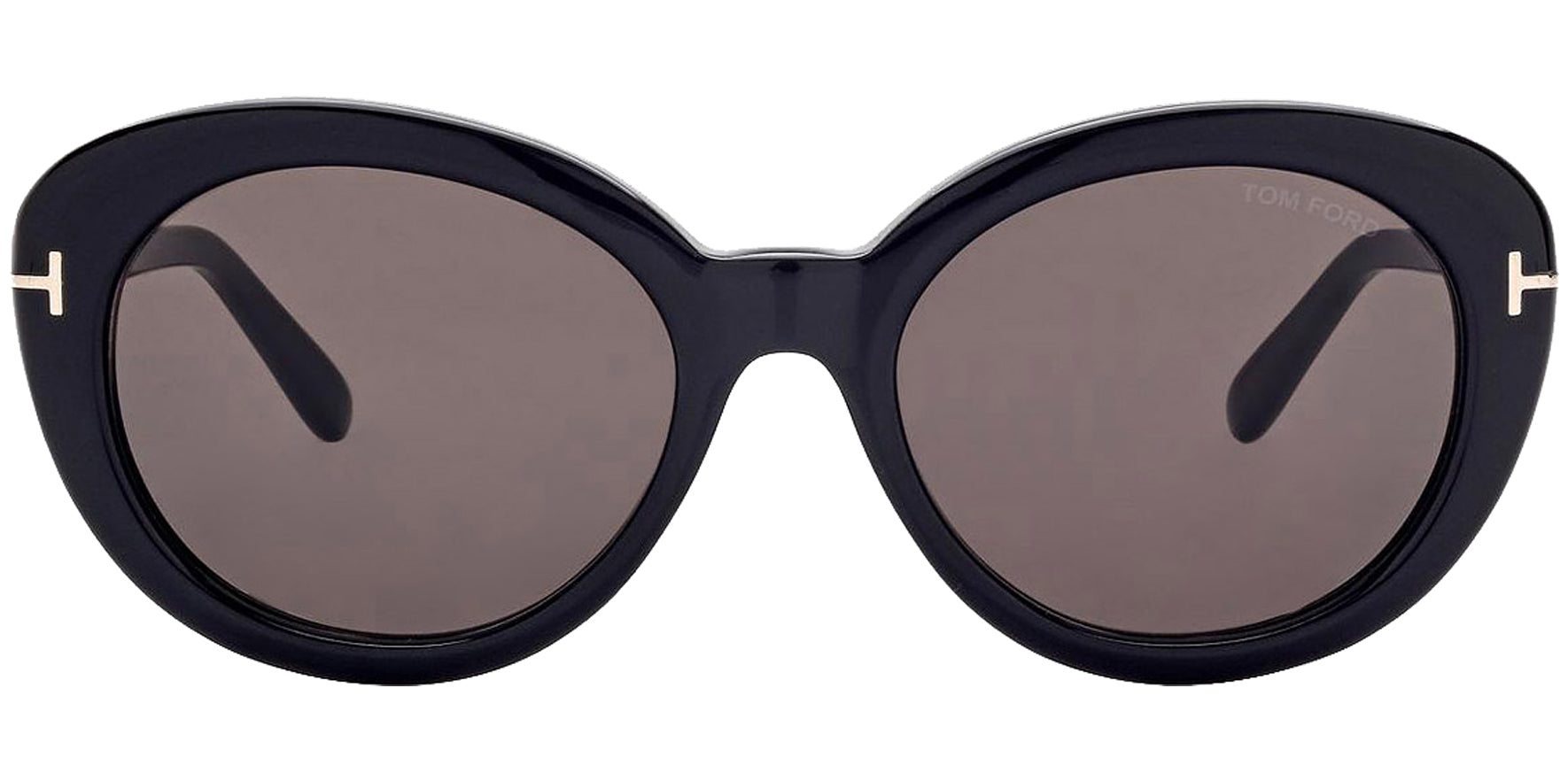 Tom Ford Lily Shiny Black Chunky Oval - Eyedictive