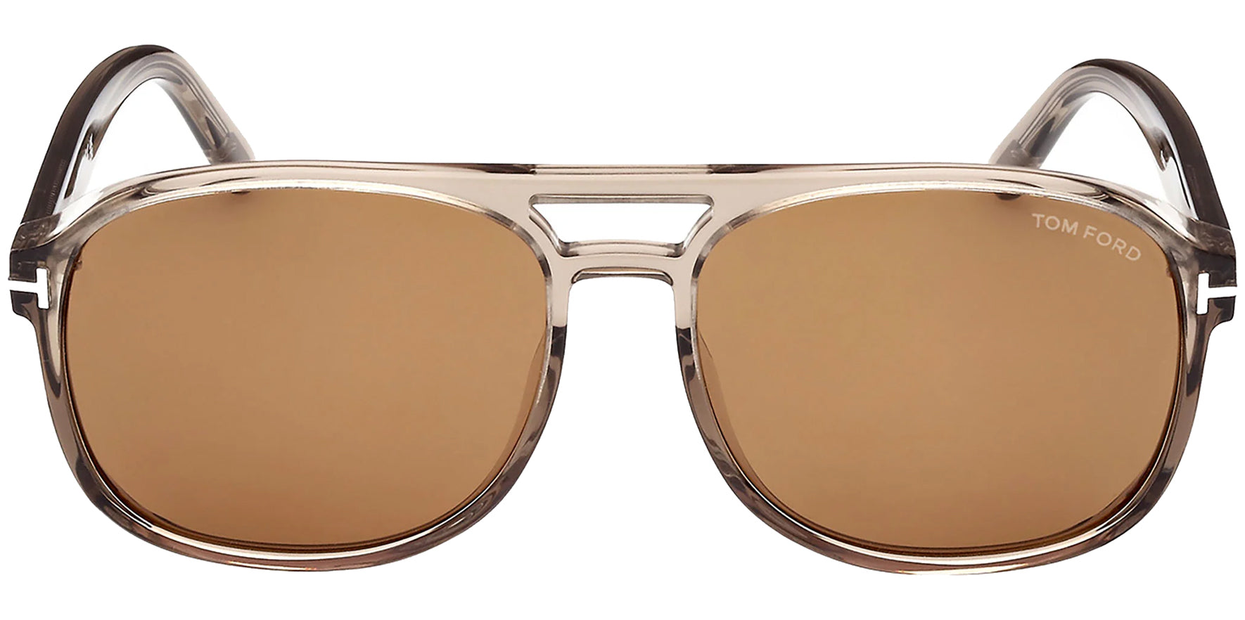 Tom Ford Rosco Transparent Light Brown Navigator - Eyedictive