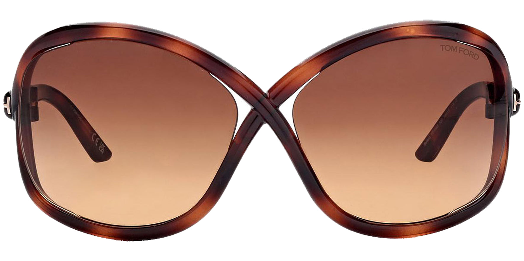 Tom Ford Bettina Oversized Oval Butterfly