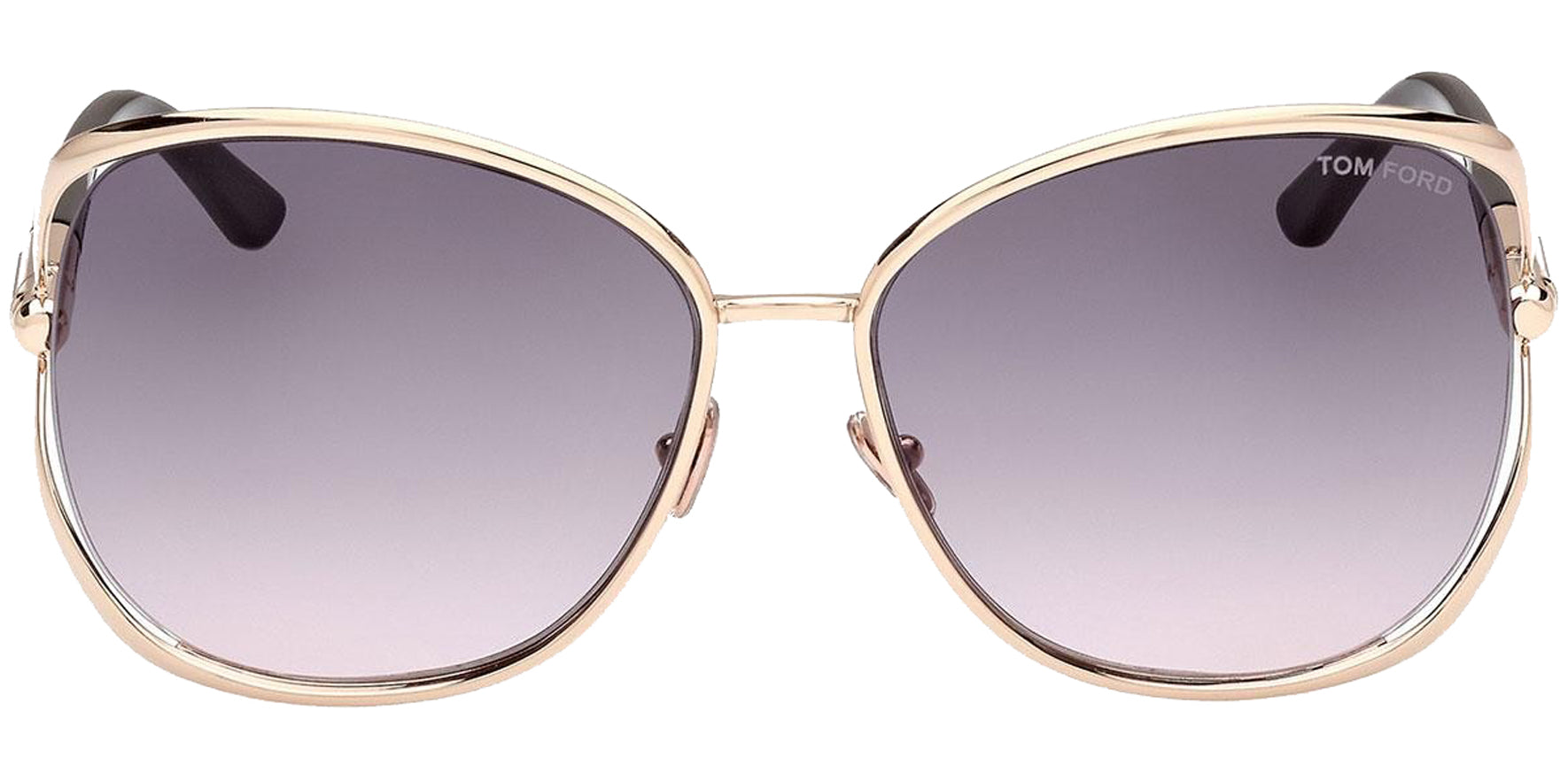 Tom Ford Marta Oversized Metal Butterfly