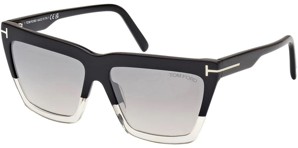 TOM FORD‘EDEN’ SUNGLASSES BRAND NEW IN BOX Tom Ford Eden Smoke Gradient Geometric Ladies Sunglasses  main image 4