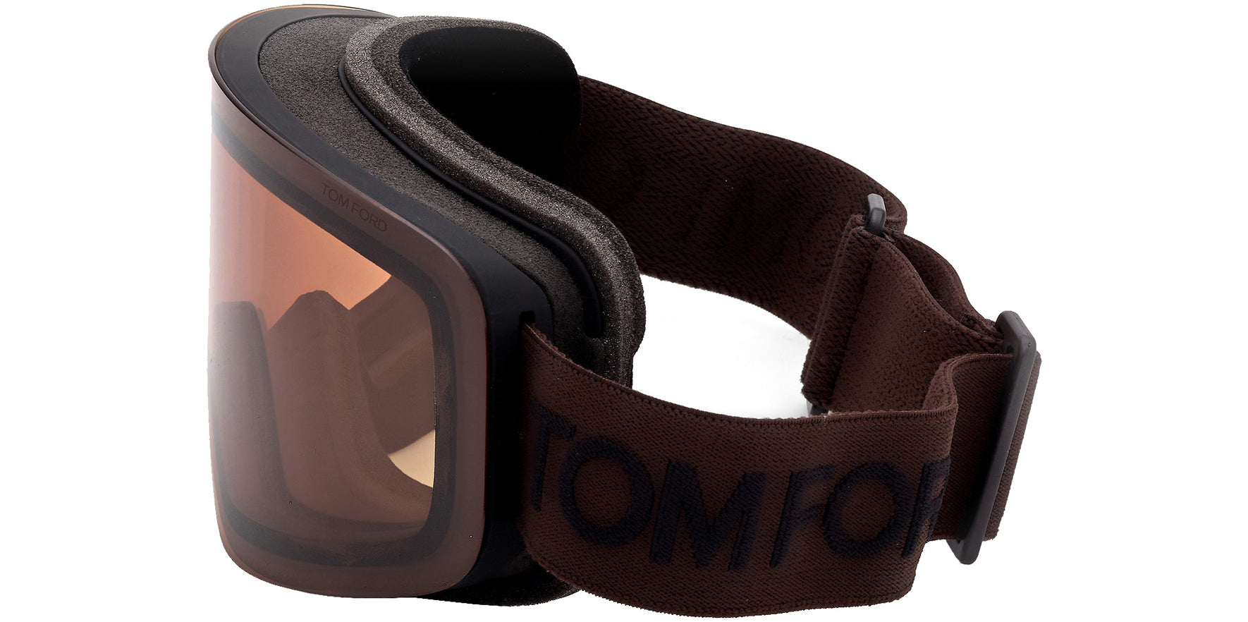 Tom Ford Photochromic Brown Shield Googles w/ Mirror Lens