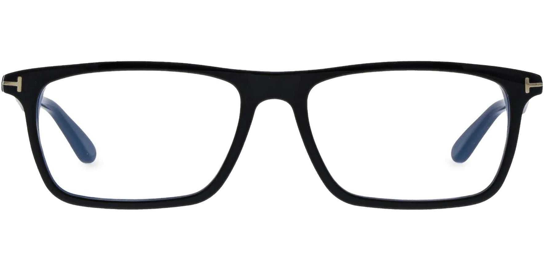 Tom Ford Blue Block Large Fit Classic Rectangle Eyeglass Frames - Eyedictive