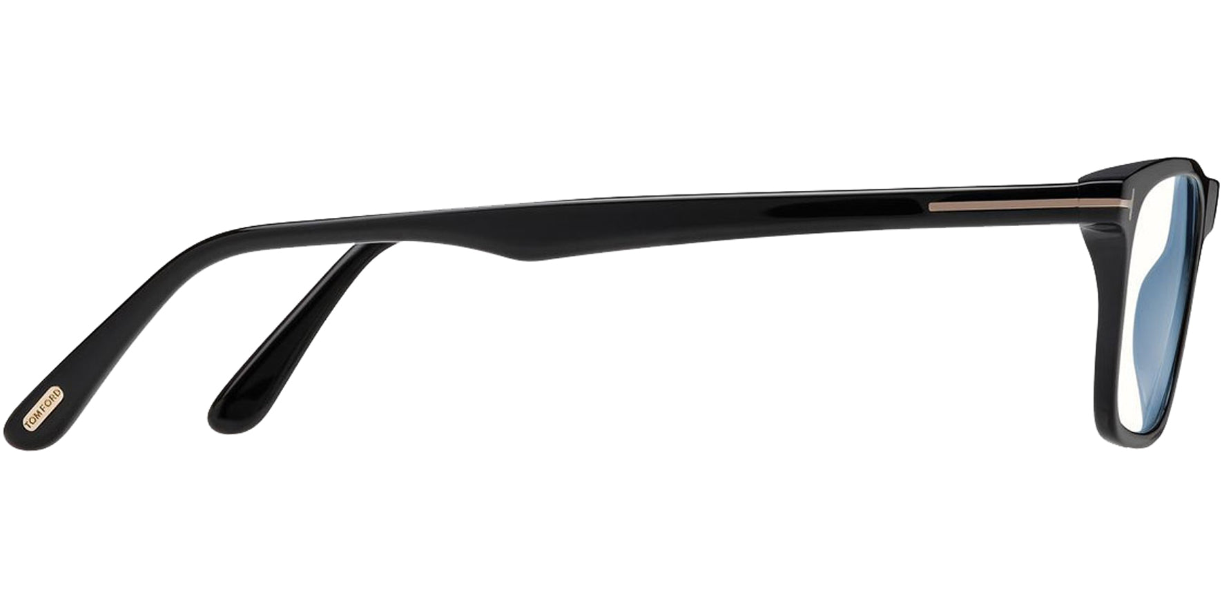 Tom Ford Alt Fit Blue Block Rectangle Eyeglass Frames - Eyedictive