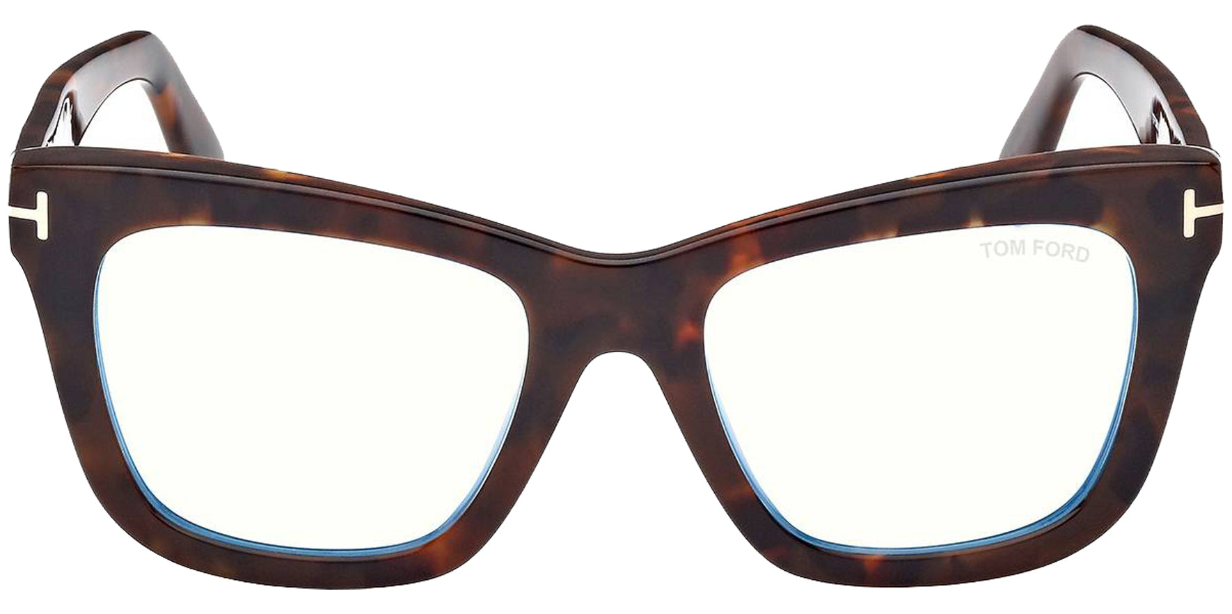 Tom Ford Blue Block Squared Cat Eye Eyeglass Frames