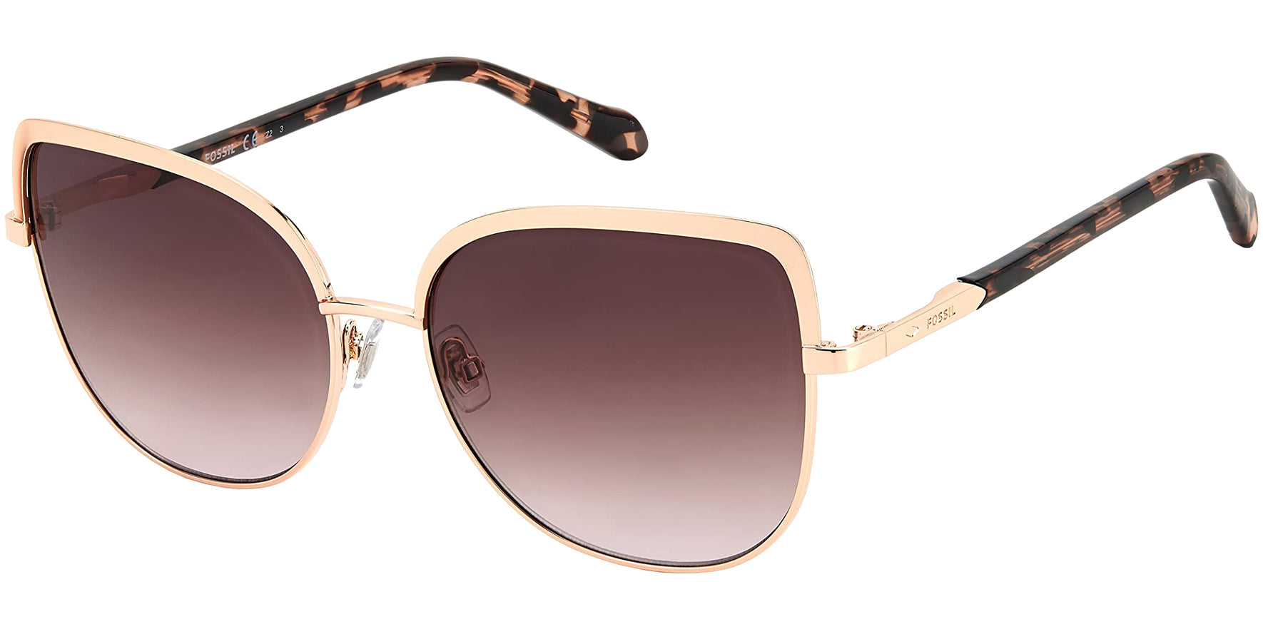 Fossil Butterfly Browline w/ Gradient Lens
