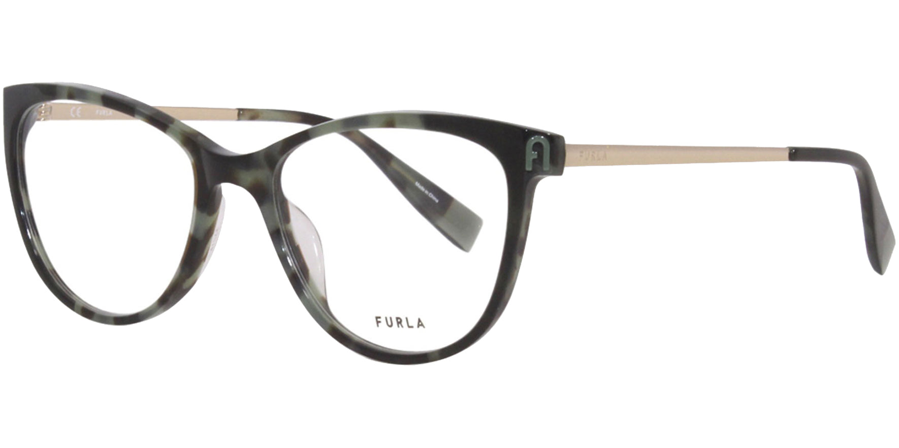 Furla Cat-Eye Eyeglasses w/ 5-Barrel Steel Hinges
