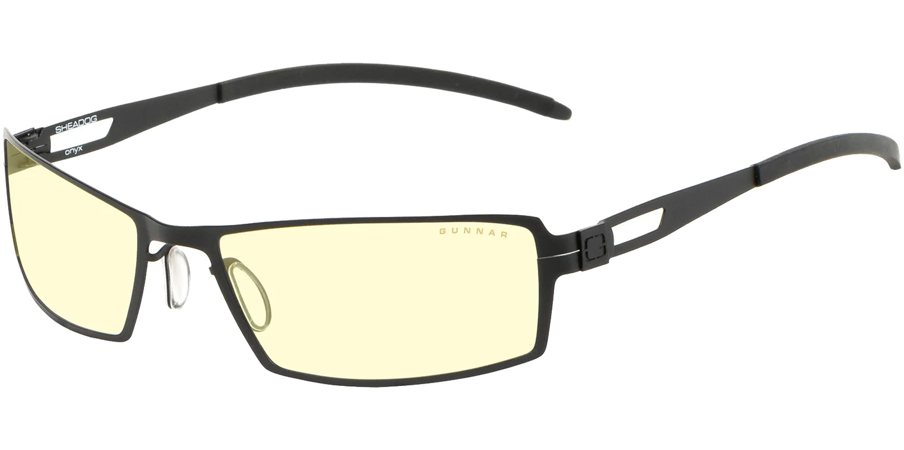 Gunnar Sheadog Stainless Steel Rectangle Gaming/Computer Glasses