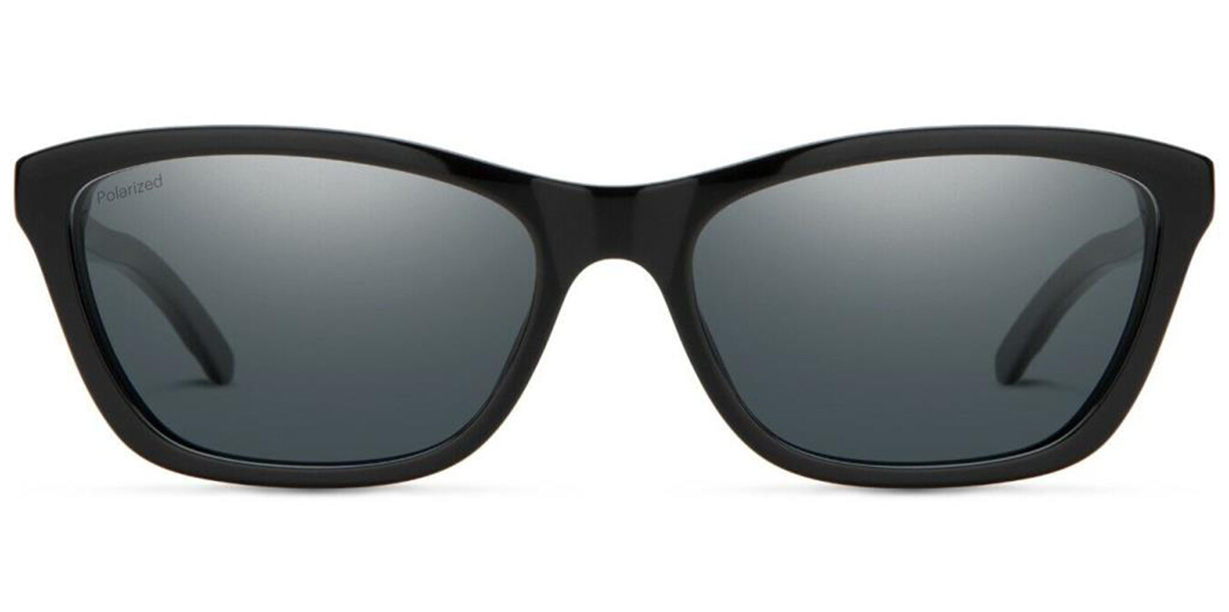 Smith Optics Getaway Polarized Black Rectangle Cat Eye