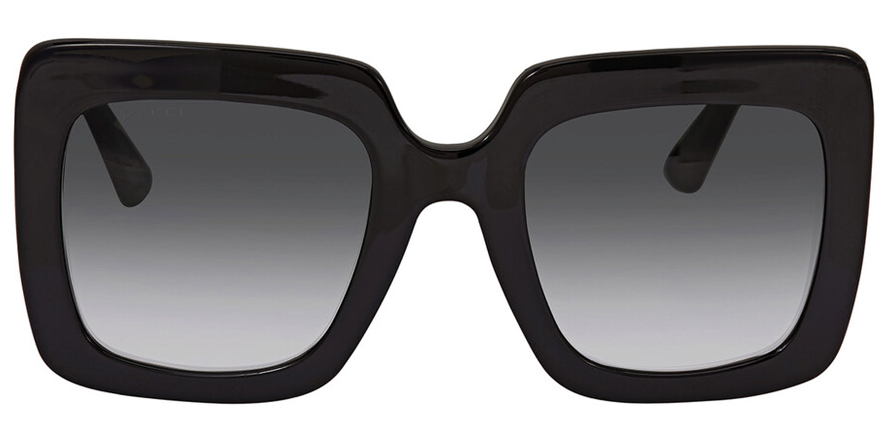 Gucci Black Oversize Square Butterfly w/Gradient Lens - Eyedictive