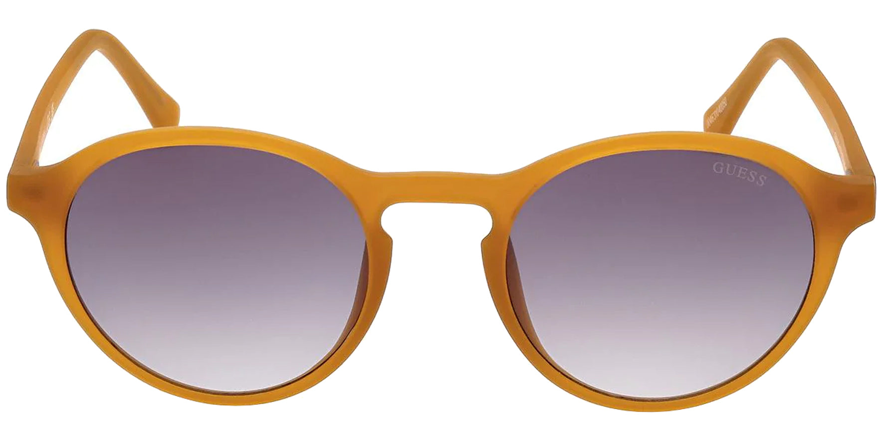 Guess Matte Orange Vintage-Style Round - Eyedictive