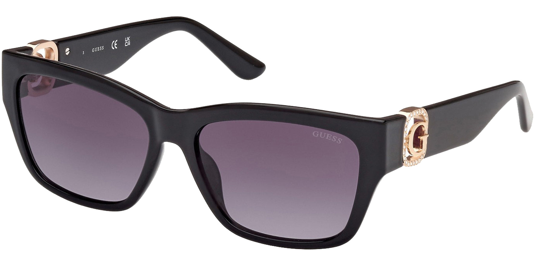 Guess Black Square w/ Gradient Lens
