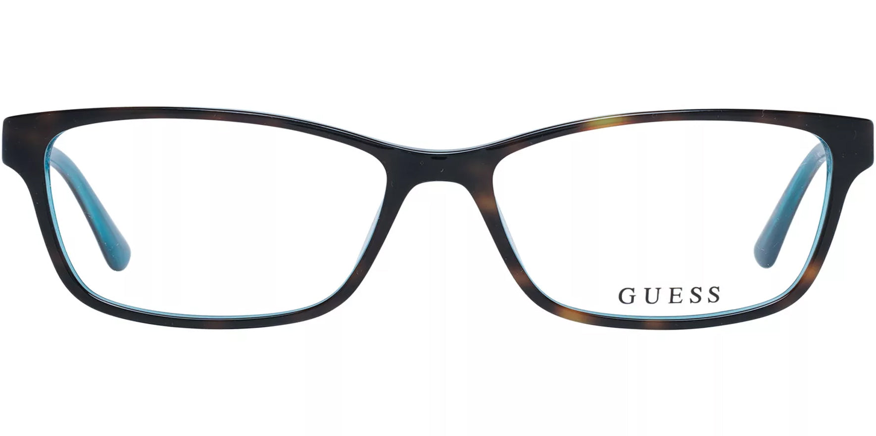 Guess Havana Rectangle Eyeglass Frames