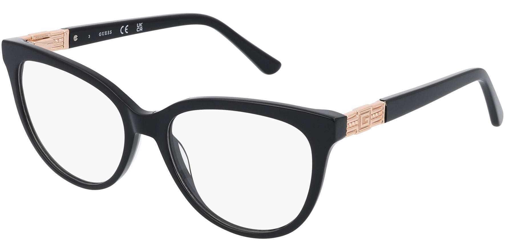 Guess Rounded Cat-Eye Eyeglass Frames