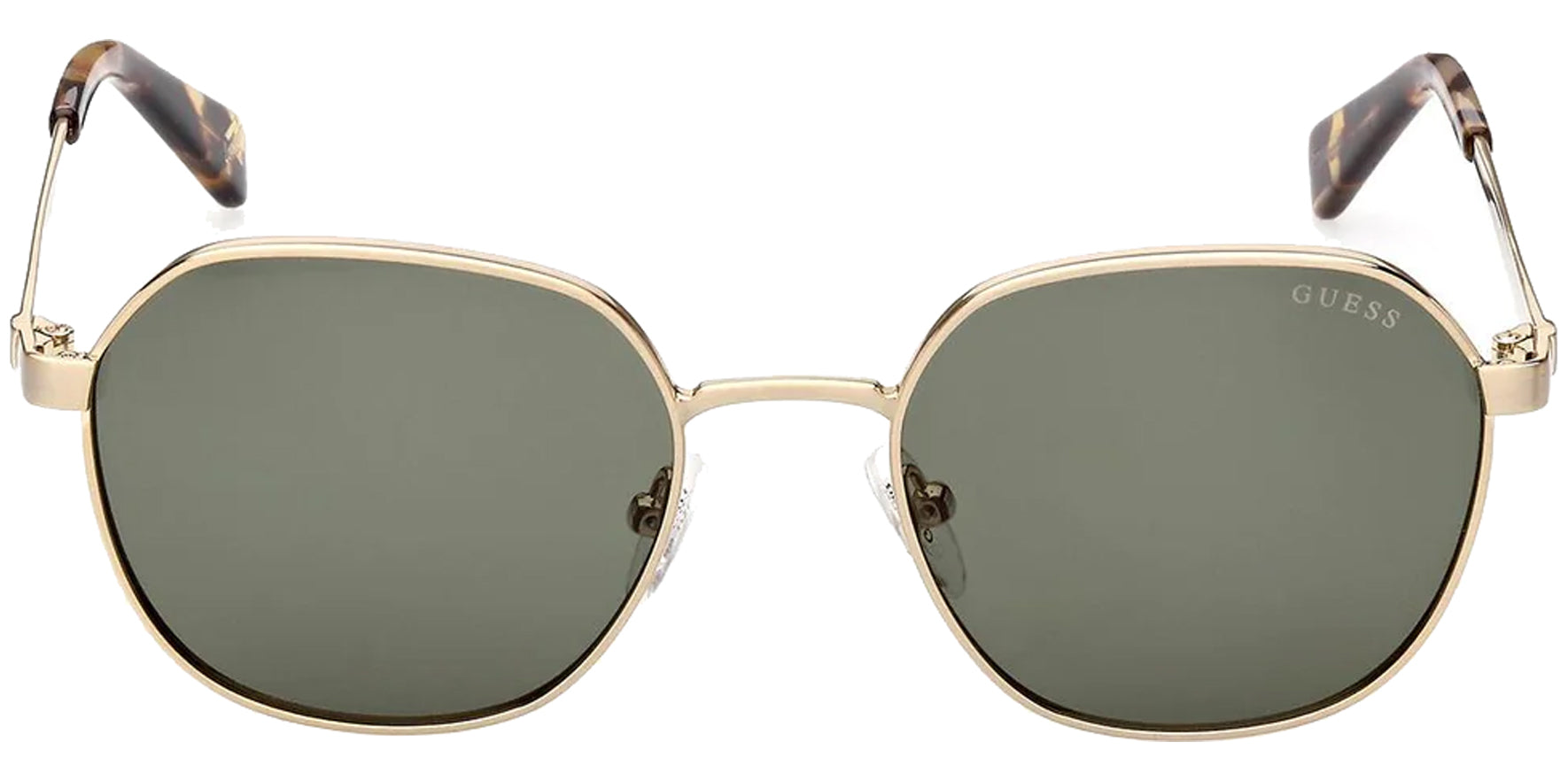 Guess Gold-Tone Geometric Round - Eyedictive