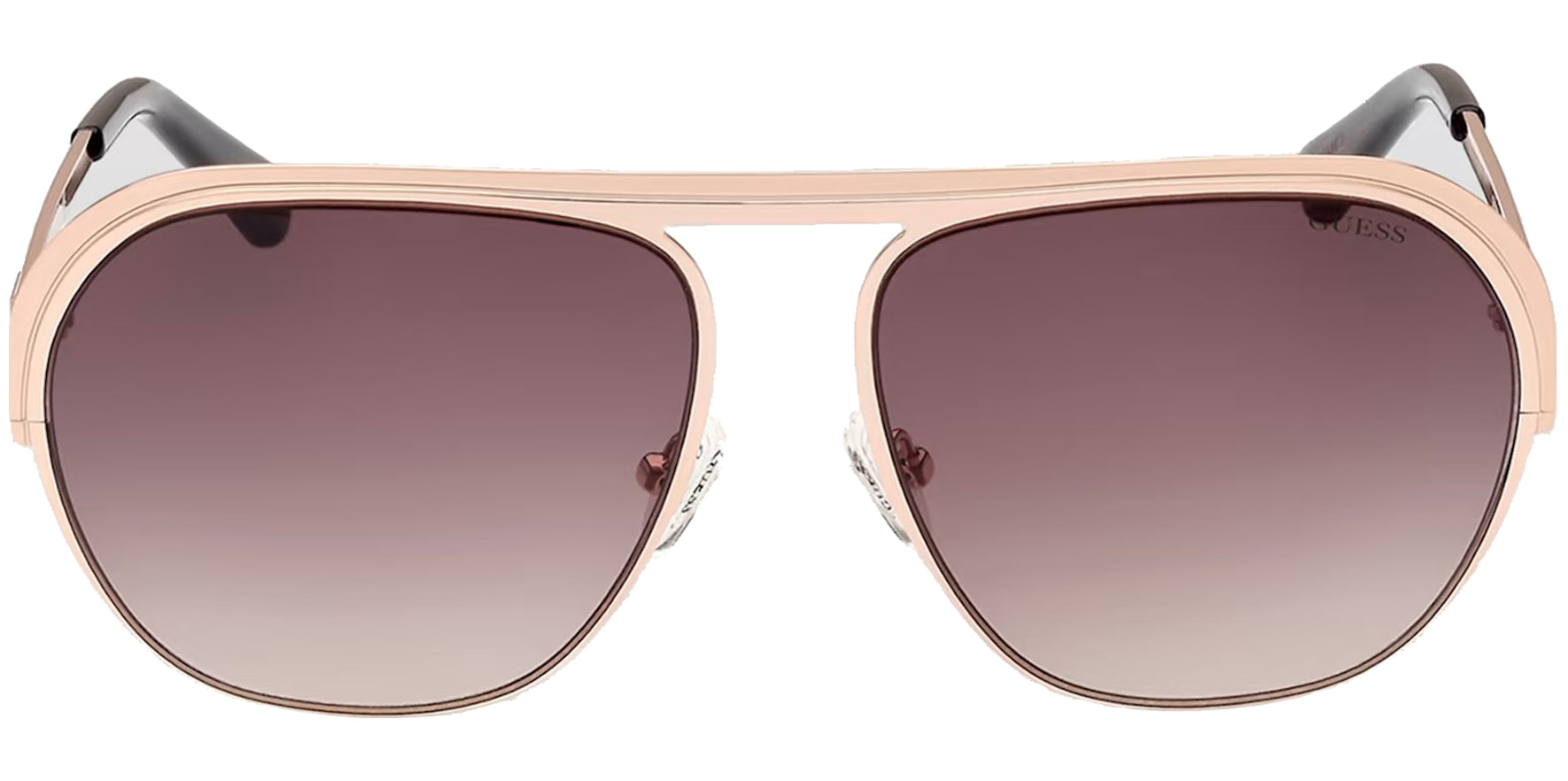 Guess Modern Slim Rose Gold-Tone Navigator w/Gradient Lens