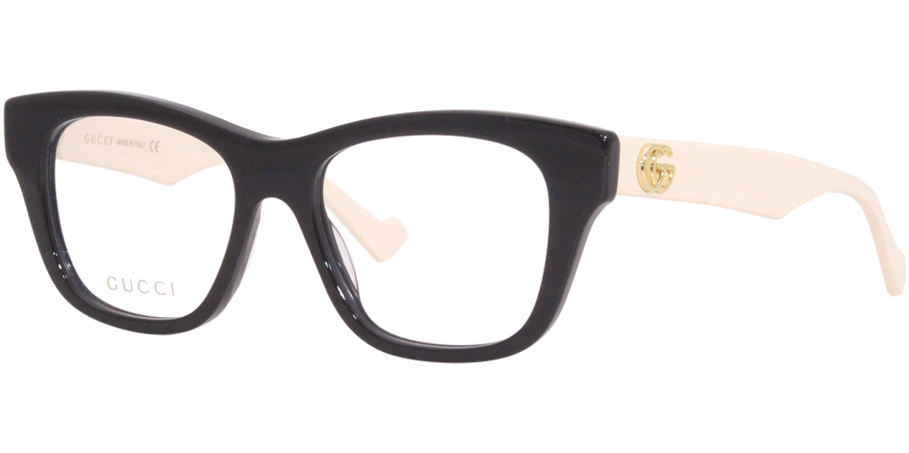 Gucci Cat-Eye Eyeglasses w/ 5-Barrel Steel Hinges
