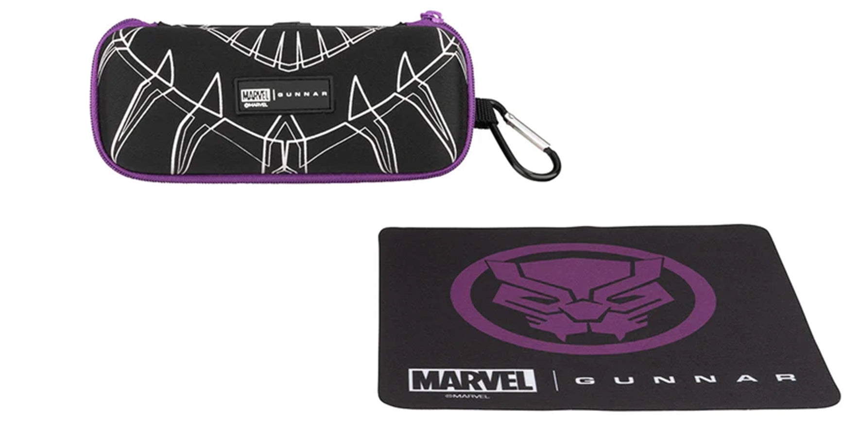 Gunnar Marvel Cruz Black Panther Rectangle Gaming/Computer Glasses