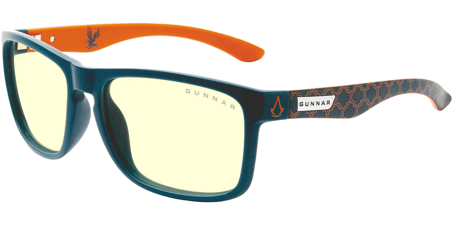 Gunnar Intercept Assassin's Creed Mirage Indigo Square Computer/Gaming Glasses w/ Gunnar Focus Lens