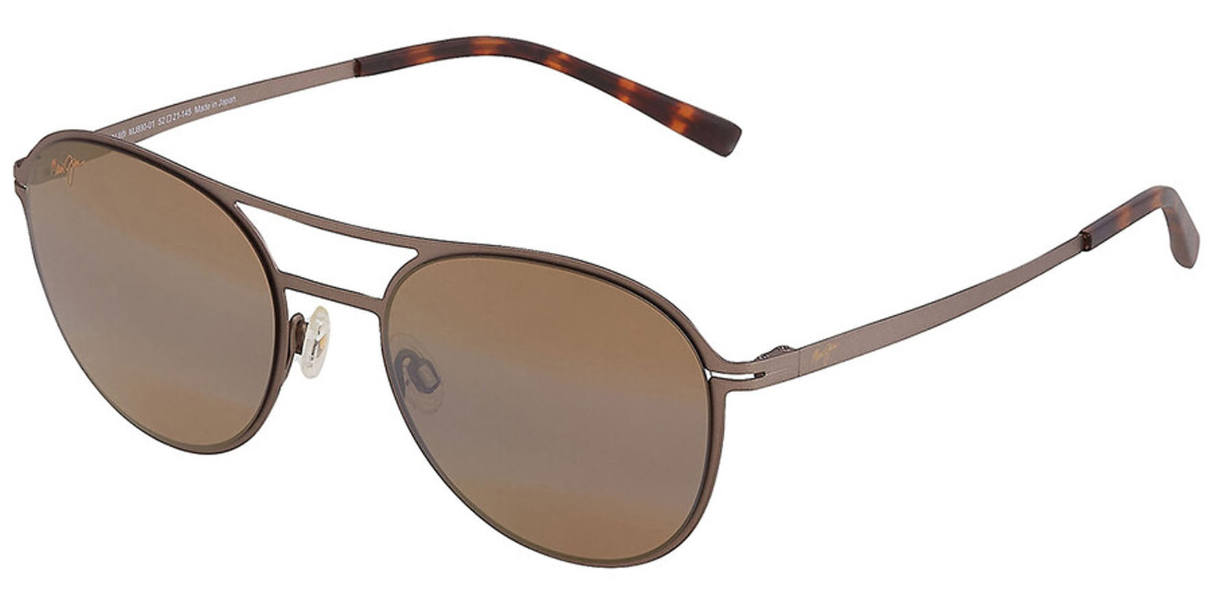 Maui Jim Half Moon Polarized Round Aviator