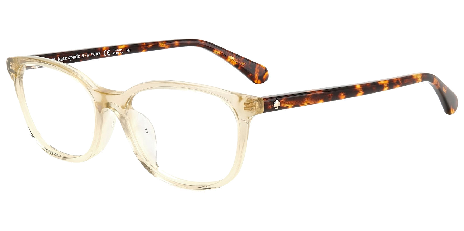 Kate Spade Haisley Soft Square Eyeglasses w/ Steel Hinges