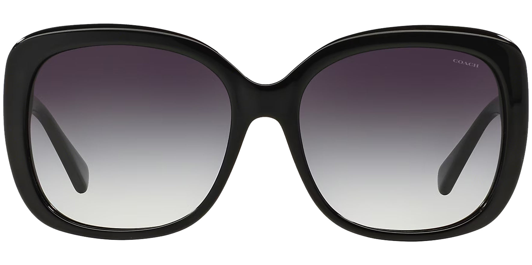 Coach Black Oversized Square w/ Gradient Lens - Eyedictive