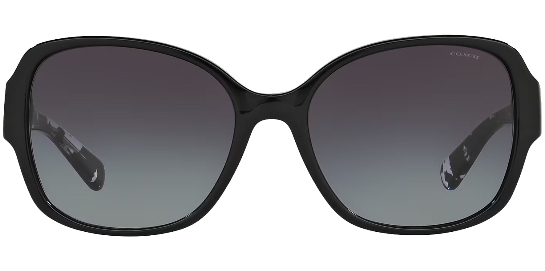 Coach Black Square Butterfly w/ Gradient Lens - Eyedictive