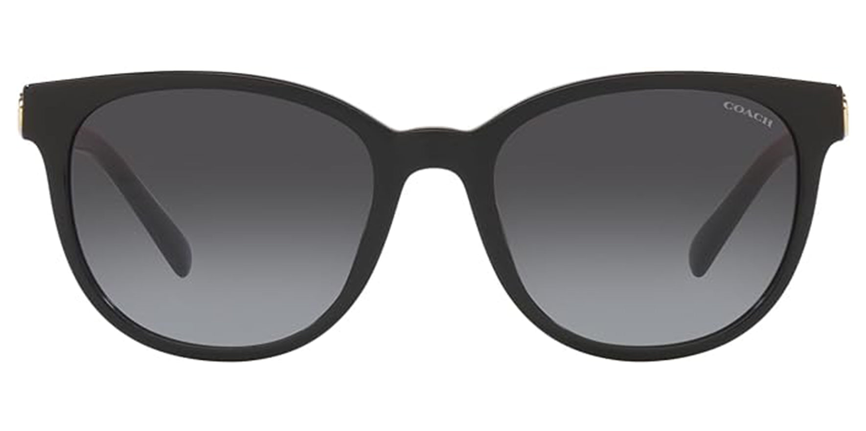 Coach Black Round Cat Eye w/ Gradient Lens - Eyedictive