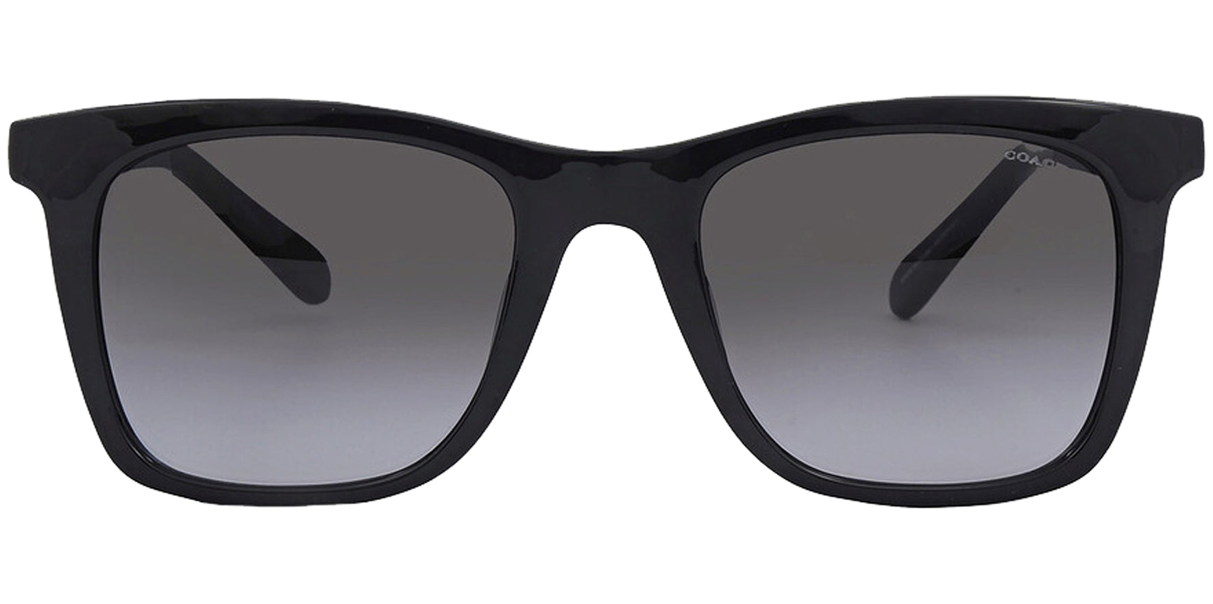 Coach Black Classic Square w/ Gradient Lens - Eyedictive