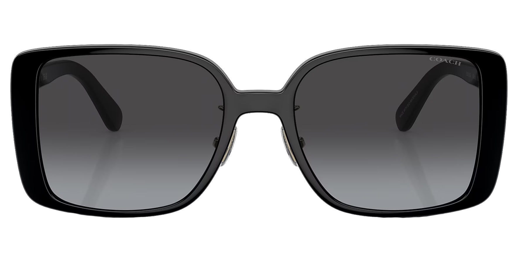 Coach Black Squared Butterfly w/ Gradient Lens - Eyedictive