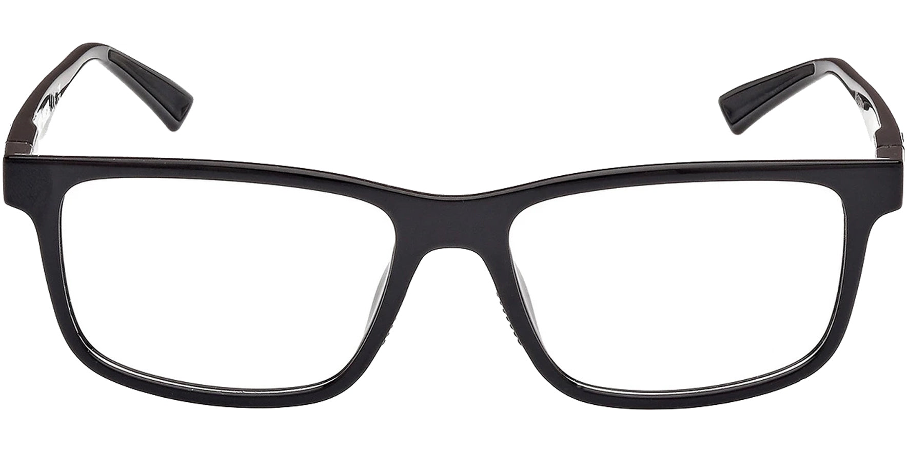Harley Davidson Oversized Square Eyeglass Frames w/ Polarized Clip-On Lens