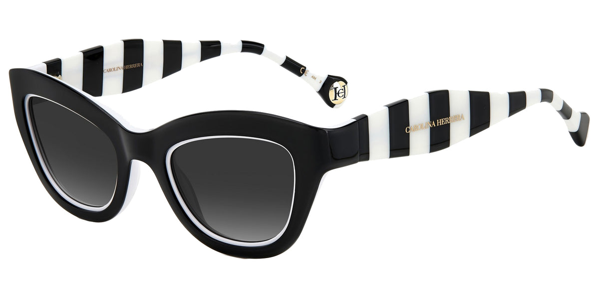 Carolina Herrera Striped Temple Two-Tone Cat Eye – Eyedictive display picture 3