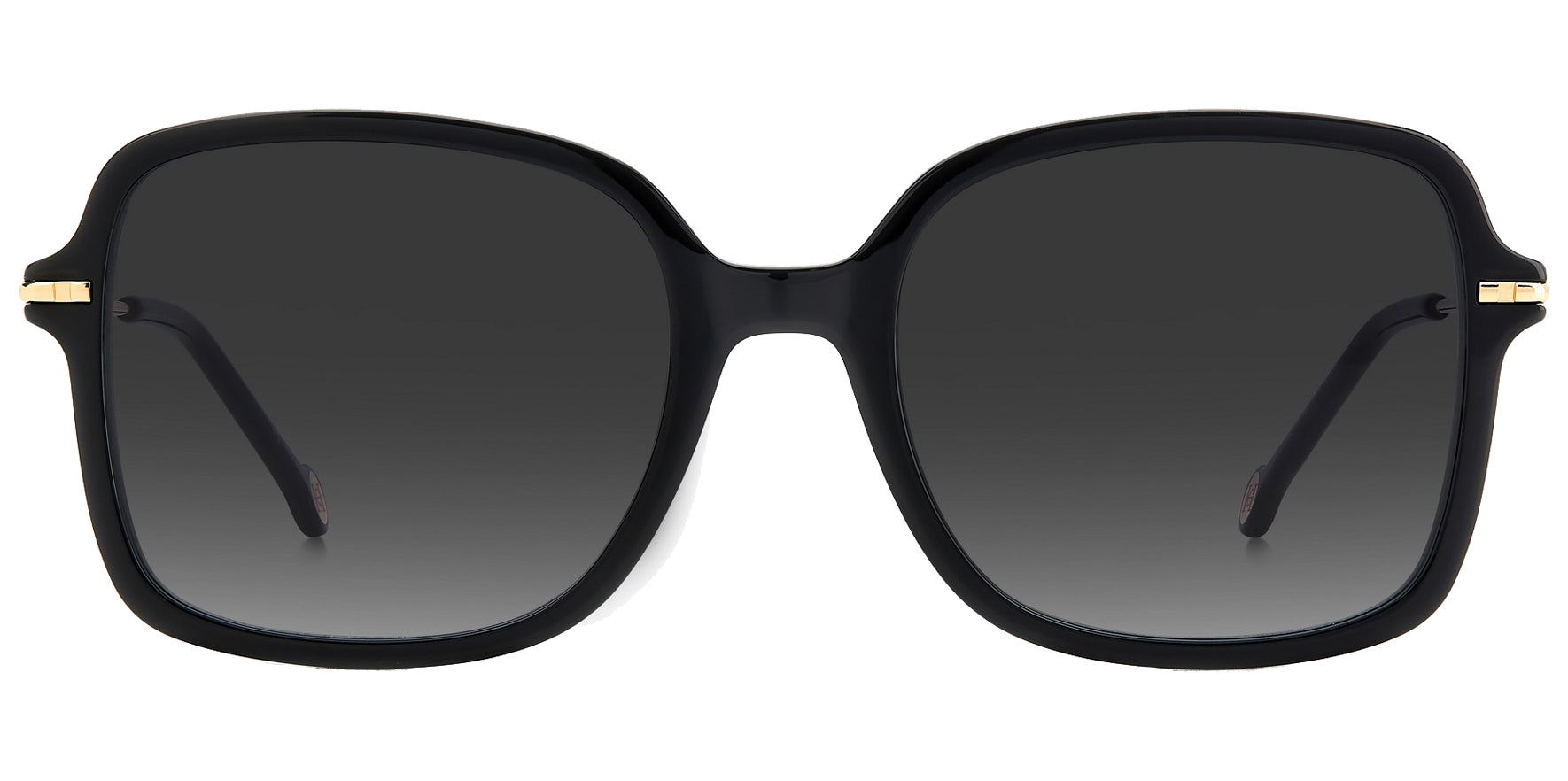 Carolina Herrera Black Squared Butterfly w/ Gradient Lens