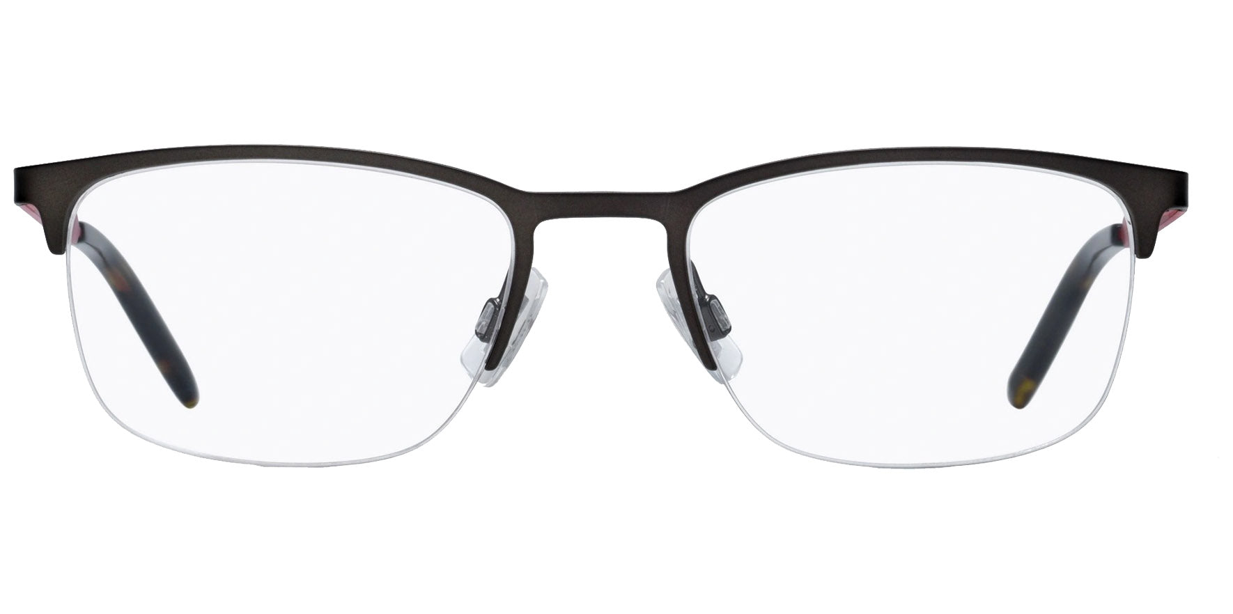 Hugo Boss Semi-Rimless Rectangle Eyeglasses