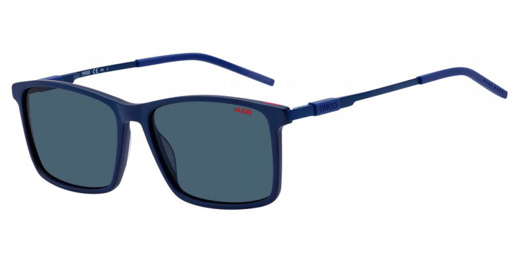 Hugo Boss Matte Blue Rectangular