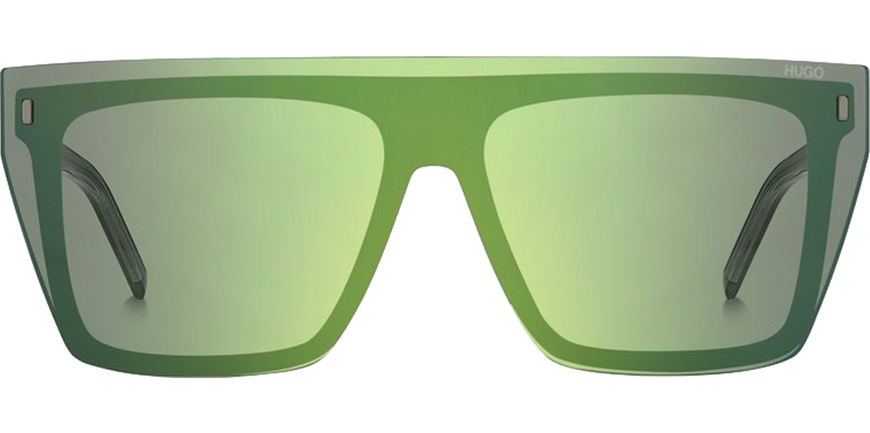 HUGO By Hugo Boss Flat Top Square w/ Clip-On Mirror Lens - Eyedictive