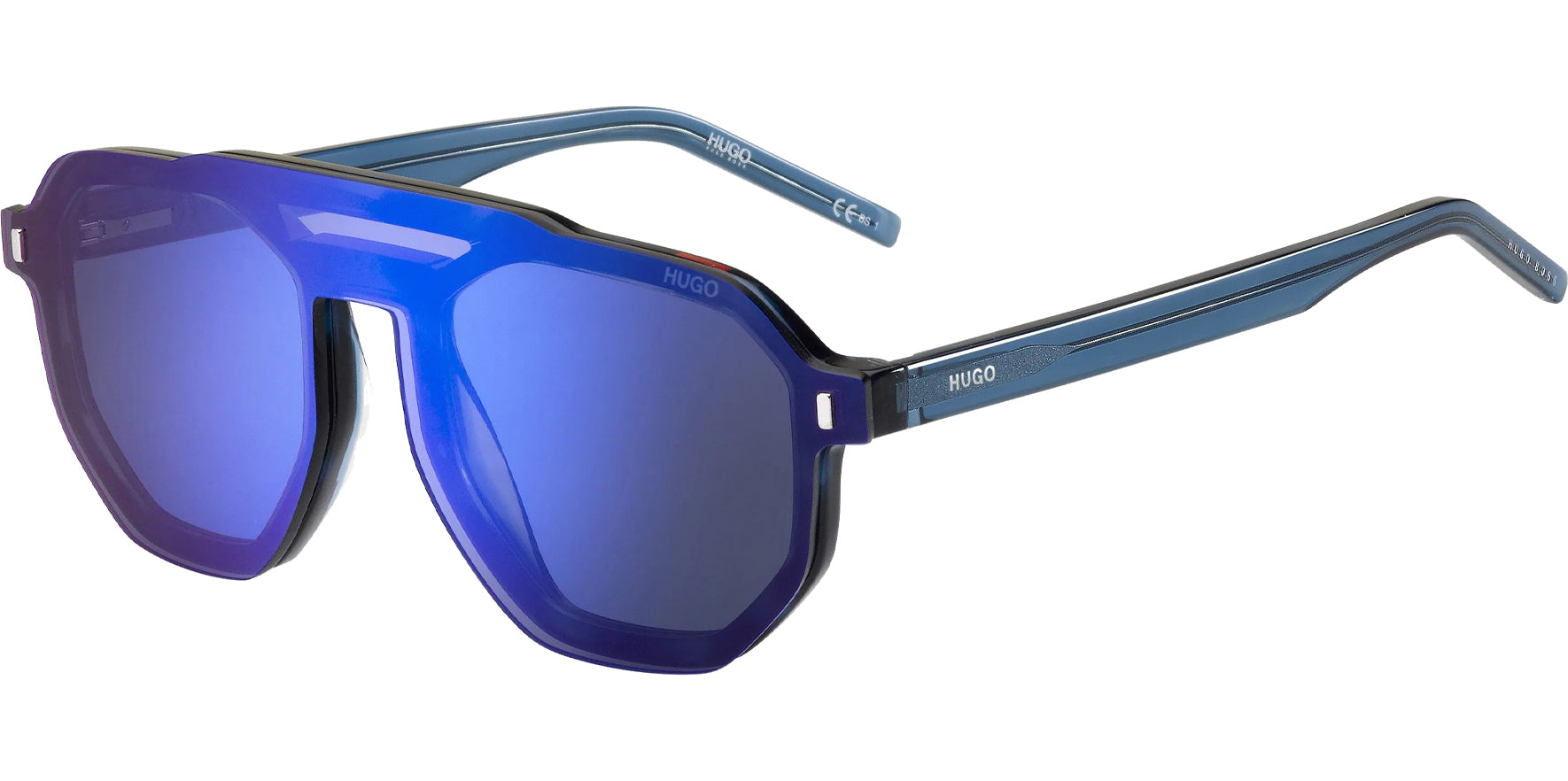 HUGO By Hugo Boss Blue Havana w/ Clip-On Lens - Eyedictive