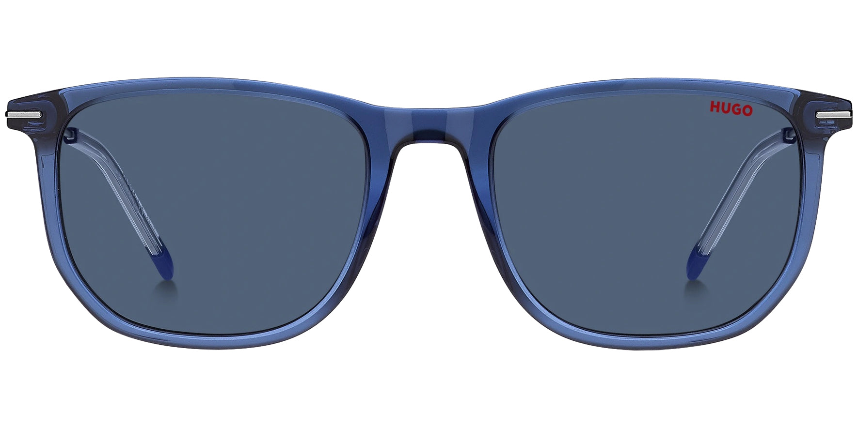 Hugo By Hugo Boss Blue Slim Temple Soft Square - Eyedictive