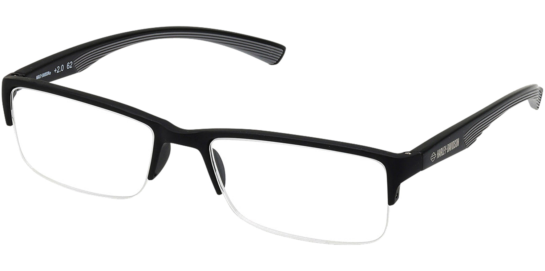 Harley Davidson Semi-Rimless Rectangle Reader