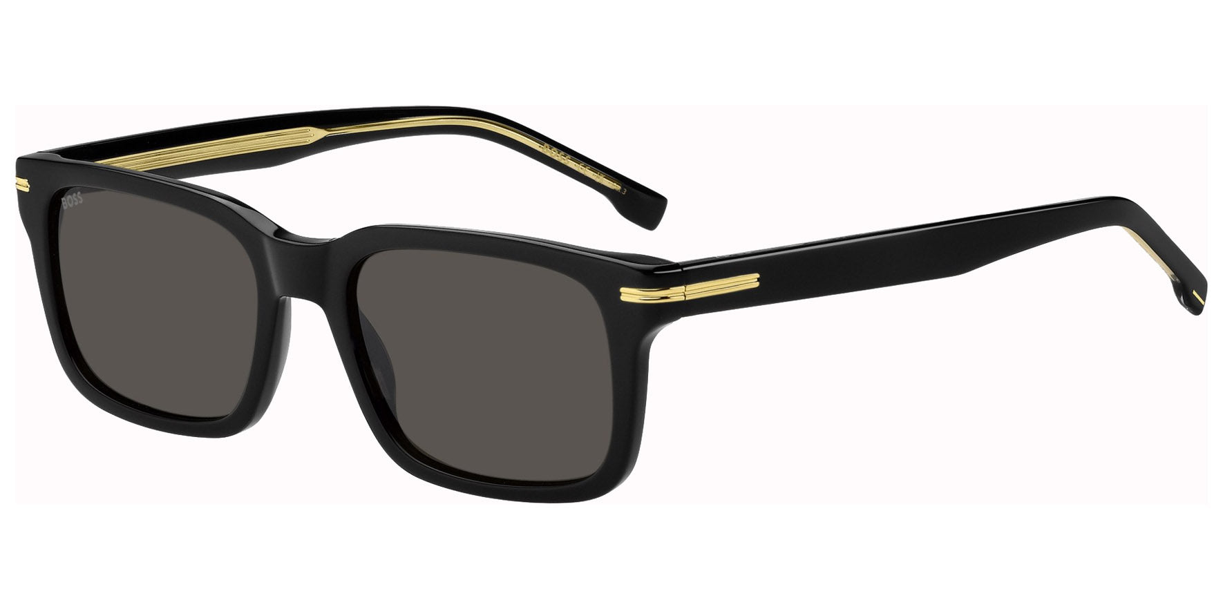 Hugo Boss Black Square w/ Gold-Tone Detailing