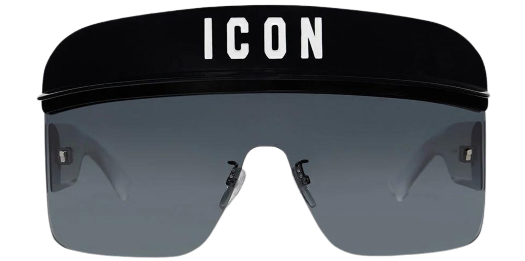 DSquared2 Icon Mask Shield Rimless w/ Detachable Visor - Eyedictive