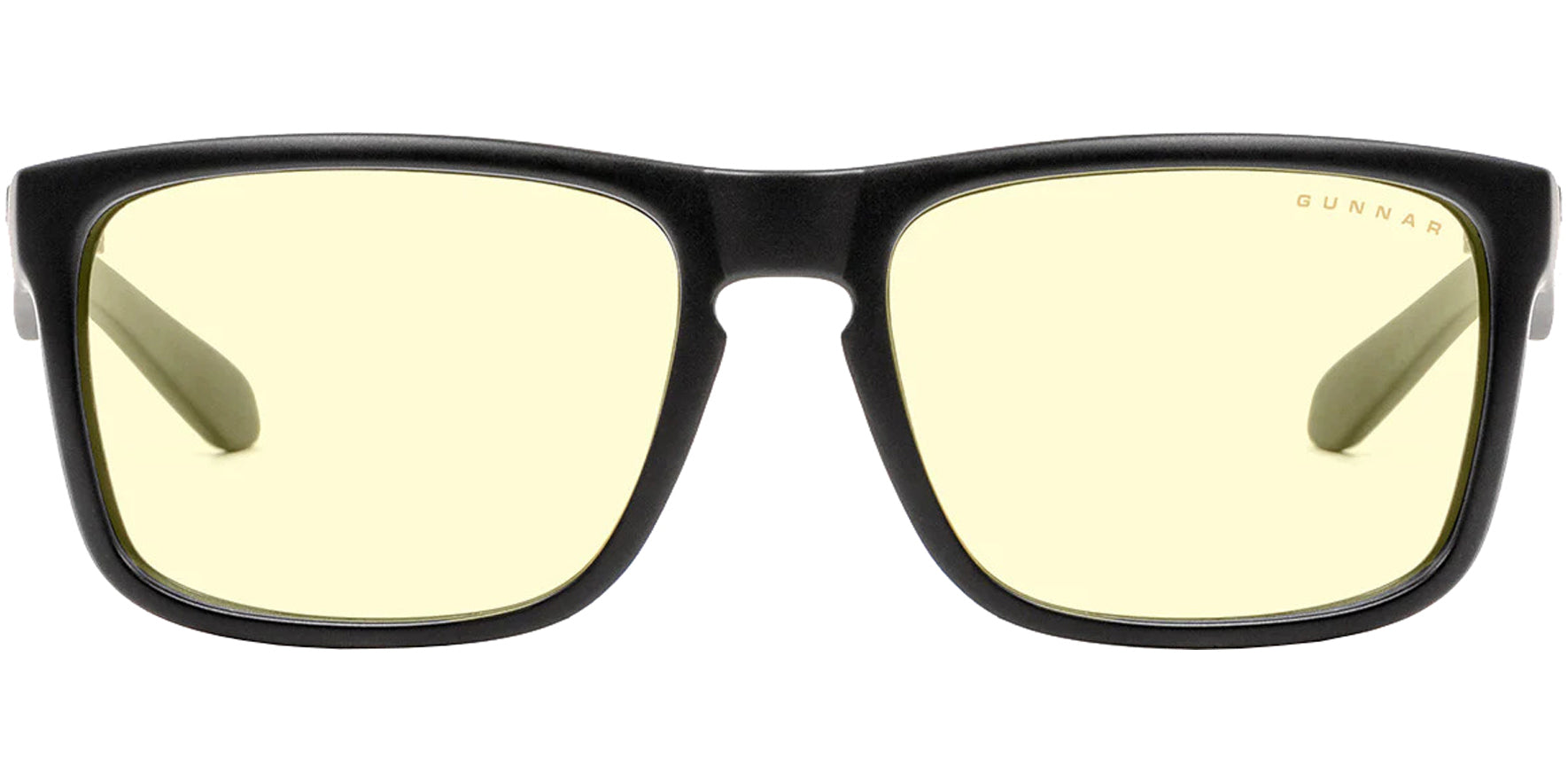 Gunnar Intercept Onyx Square Blue Light Blocking Reading Glasses