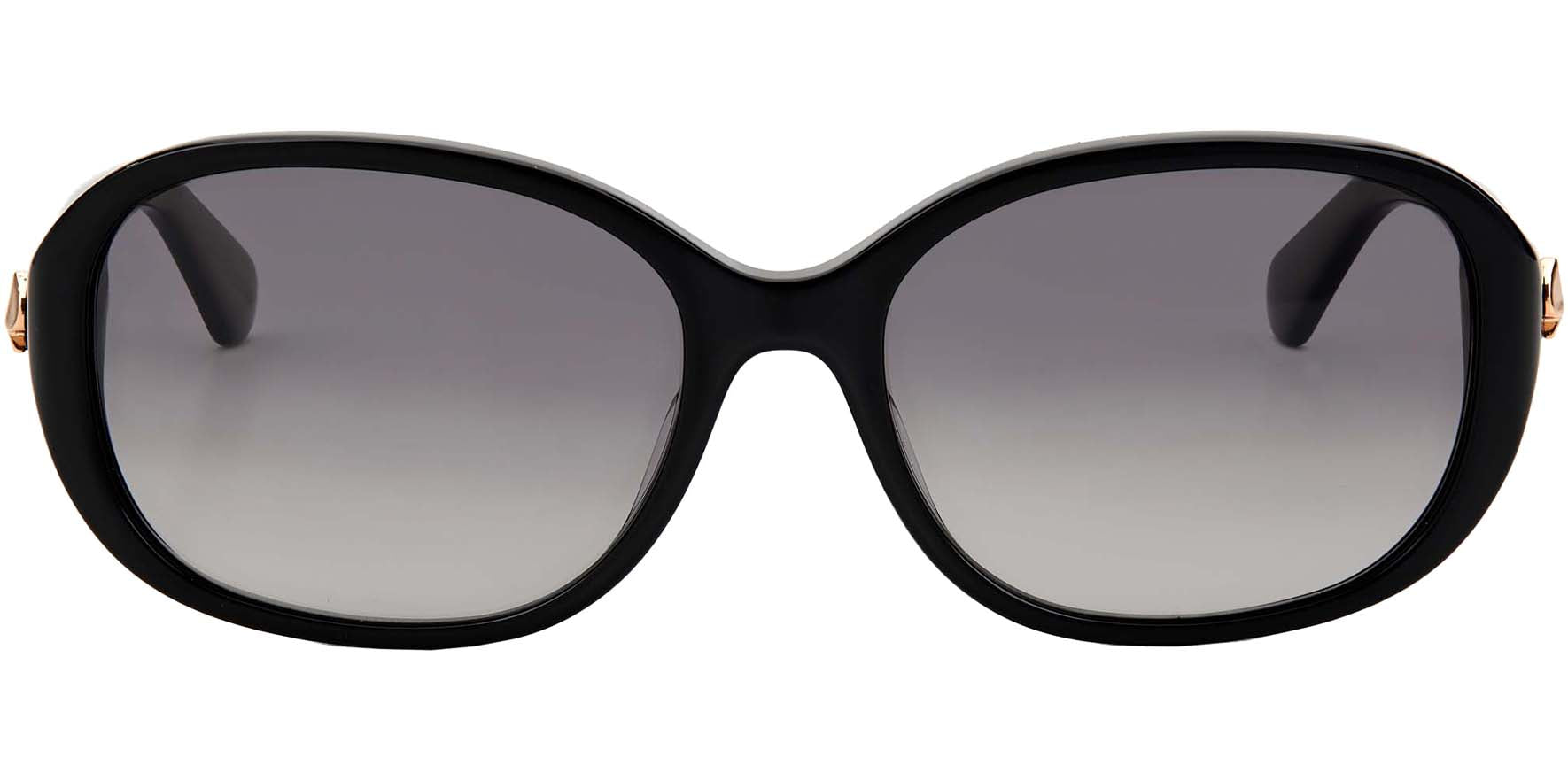 Kate Spade Izabella Polarized Black Oval