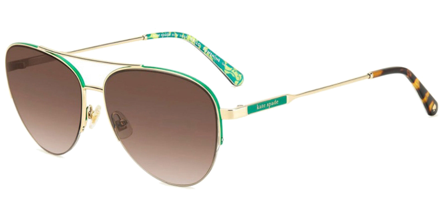 Kate Spade Janece Semi-Rimless Slim Aviator