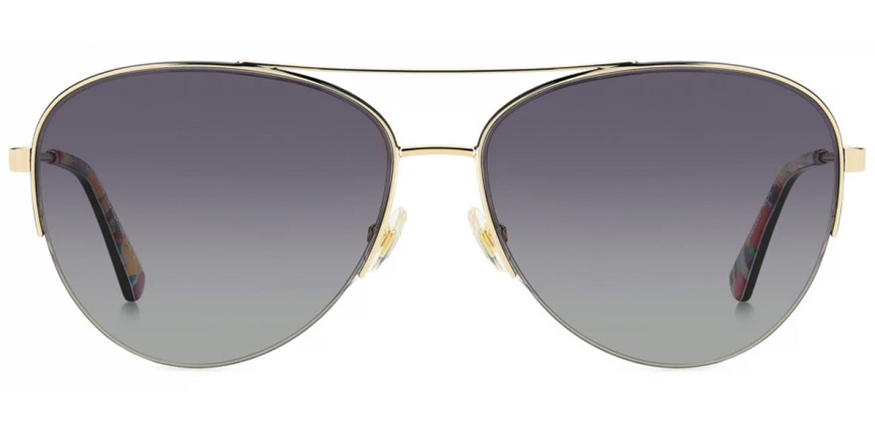 Kate Spade Janece Polarized Semi-Rimless Slim Aviator