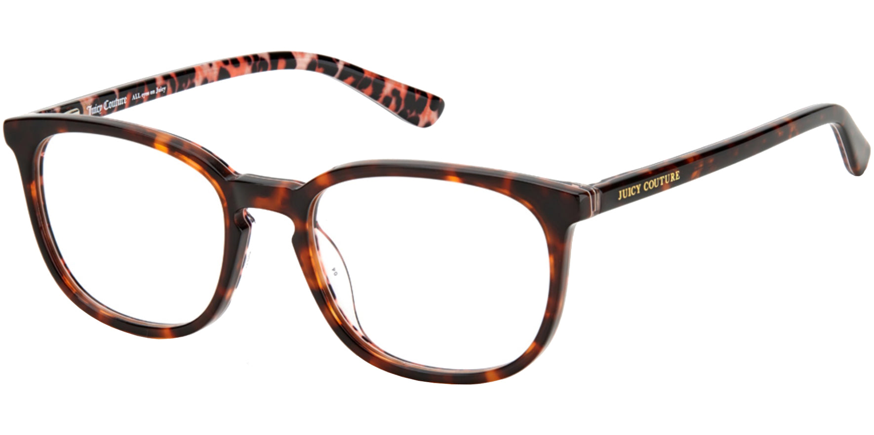 Juicy Couture Soft Square Eyeglass Frames w/ Flex Hinges