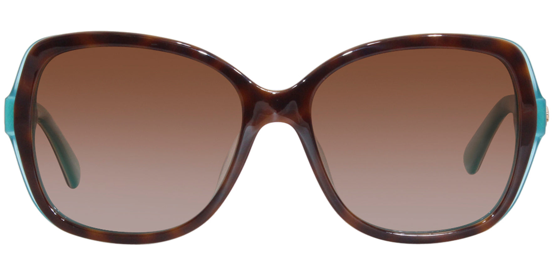 Kate Spade Karalyn Polarized Havana/Aqua Butterfly Sunglasses - Eyedictive